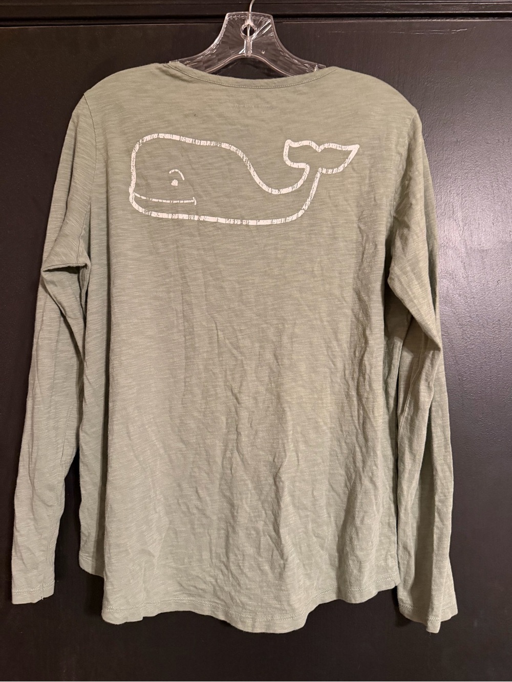 Sage-green Long Sleeve Vineyard Vines tee